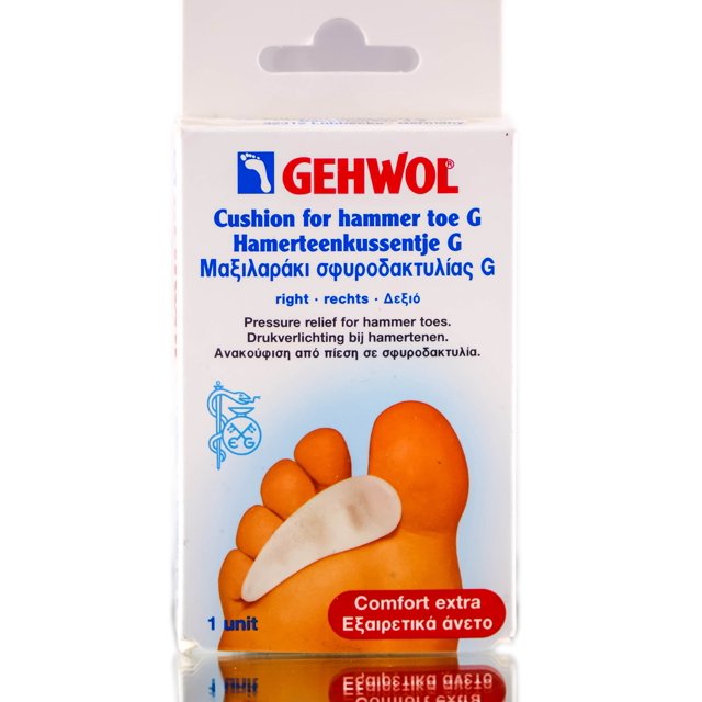 Cojín Gehwol para punta en martillo G - Derecha con Peine de burlas Sleekshop