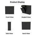 thumbnail image 4 of YDSM Farmhouse Black Double Tilt Out Trash Cabinet for 20 Gallon Trash Cans, Free Standing Recycling Cabinet with Hideaway Drawer, Barn Door Style Laundry Sorter Cabinet, Tilt Out Trash Cabinet, 4 of 8