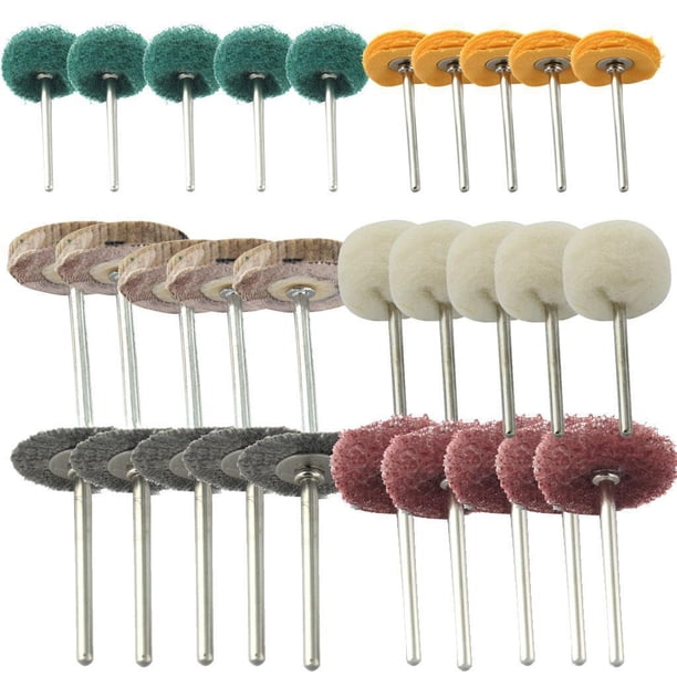 AZDENT Dental Polishing Kits – Rubber Disks In Coarse, Medium & Fine Grit For Lab & Clinic