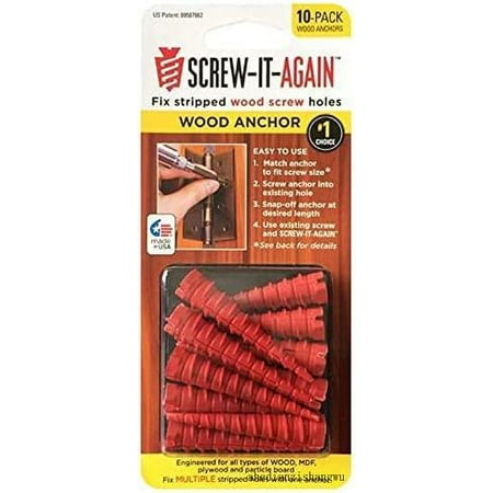 

Sia Wood Anchor-10 Pack
