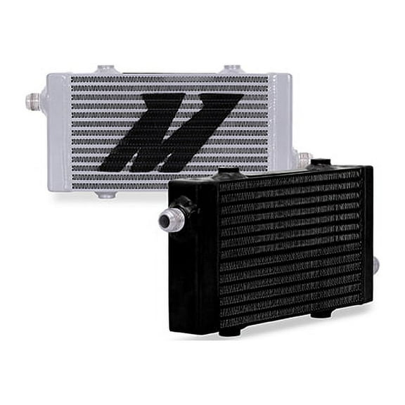 Mishimoto Universal Cross Flow Bar & Plate Oil Cooler, Small, Black