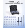 thumbnail image 2 of 25 Pcs Heavy Duty Bearing Press Kit with Bearing Race Seal Driver Set Bushings Wrenches Aluminum Alloy Tool Kit Storage Case, 2 of 6