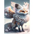 thumbnail image 1 of Pintura de diamante 5D DIY completo redondo taladro Fox Kit decoración del hogar arte artesanal Hugtrwg Para estrenar, 1 of 9