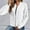 *White, variant on ClodeEU Women's Long Sleeve Sweatshirts Jackets, Full Zip Lightweight Jacket , Textured Knit Crochet Outwear Coat Beige,Womens Plus L