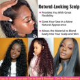 thumbnail image 3 of Deep Bob Wig 4x4 HD Lace Closure Wigs 180% Density Unprocessed Virgin Hair Deep Wave Lace Wig for Black Women Glueless Wigs Pre Plucked with Baby Hair 14inch, 3 of 4