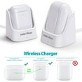 thumbnail image 2 of AirPods Wireless Charger - Compatible with AirPods 4/3/2 & Pro 2, Active Noise Cancellation, White, 2 of 7