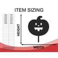 thumbnail image 5 of Metal Halloween Pumpkin Garden Stakes | Set of 3 | Up to 46" | Over 20 Color Options 8, 5 of 8