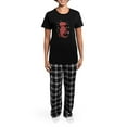 thumbnail image 4 of CafePress - Trex Indoor Rock Climbing Pajamas - Women's Short Sleeve Print T-Shirt and Pants Dark Cotton Pajama Set, 4 of 7