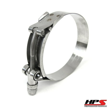 

HPS Stainless Steel T-Bolt Clamp SAE 84 for 3.25 ID hose - Effective Size: 3.50 -3.82