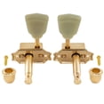 thumbnail image 4 of Musiclily Pro 3R3L 15:1 Ratio Semi Closed Vintage Style Machine Heads Tuners Tuning Pegs Keys with Keystone Button for Acoustic Electric Guitar, Gold, 4 of 5