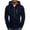 Navy, variant on SNOWSONG Baggy Hoodie MenClearance! Mens Jacket Men's Fall and Winter Tops Slim Casual Soft Coat Long Sleeve Hooded Sweatshirt Jacket Zip up Hoodie Men Big and Tall Hoodie Army Green L
