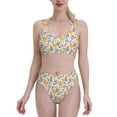 thumbnail image 2 of Picia Funny Chicken Women's High Waisted Bikini Scoop Neck Swimsuit Two Pieces Bathing Suit-XX-Large, 2 of 8