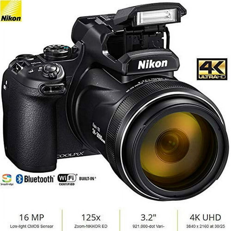 Amazon.com : Nikon COOLPIX P1000 Digital Camera (26522) + 4K