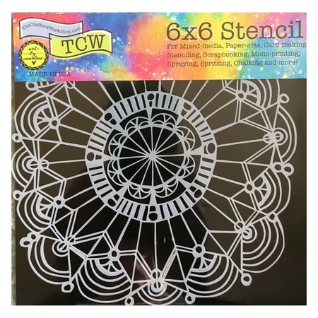 UPC: 0842254028122 | The Crafter s Workshop Stencil  Coronet Wreath  6  x 6