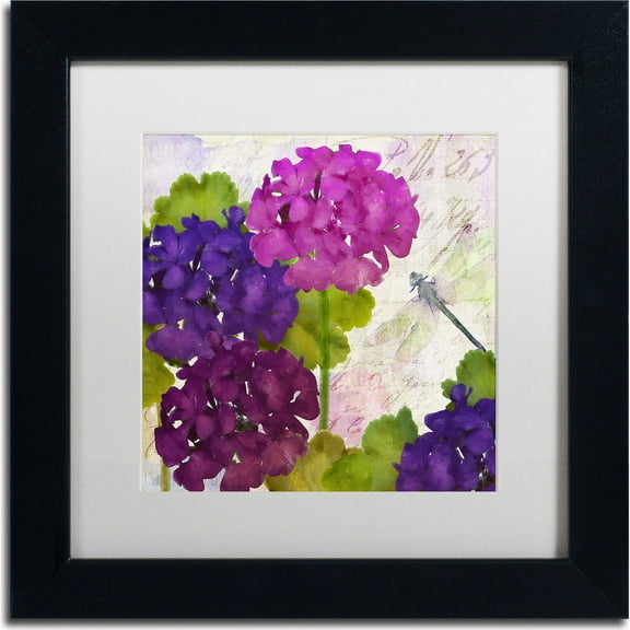 Trademark Fine Art "Gaia II" Canvas Art by Color Bakery, White Matte, Black Frame