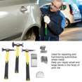 thumbnail image 3 of Auto Body Repair Kit, Polished Curved Dolly Ergonomic Auto Body Hammer 7PCS High Toughness with Box for Woodworking, 3 of 7
