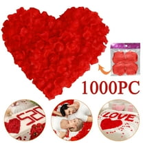 ZULAR 1000Pc Fake Rose Petals - Wedding Aisle&Table Scatter Decor - Artificial Plants Outdoor