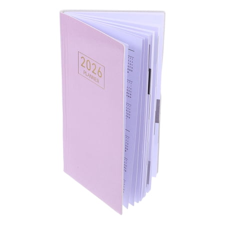 COMPUKAS Daily Planner Notebook Pink Paper for Academic Use 1Pack