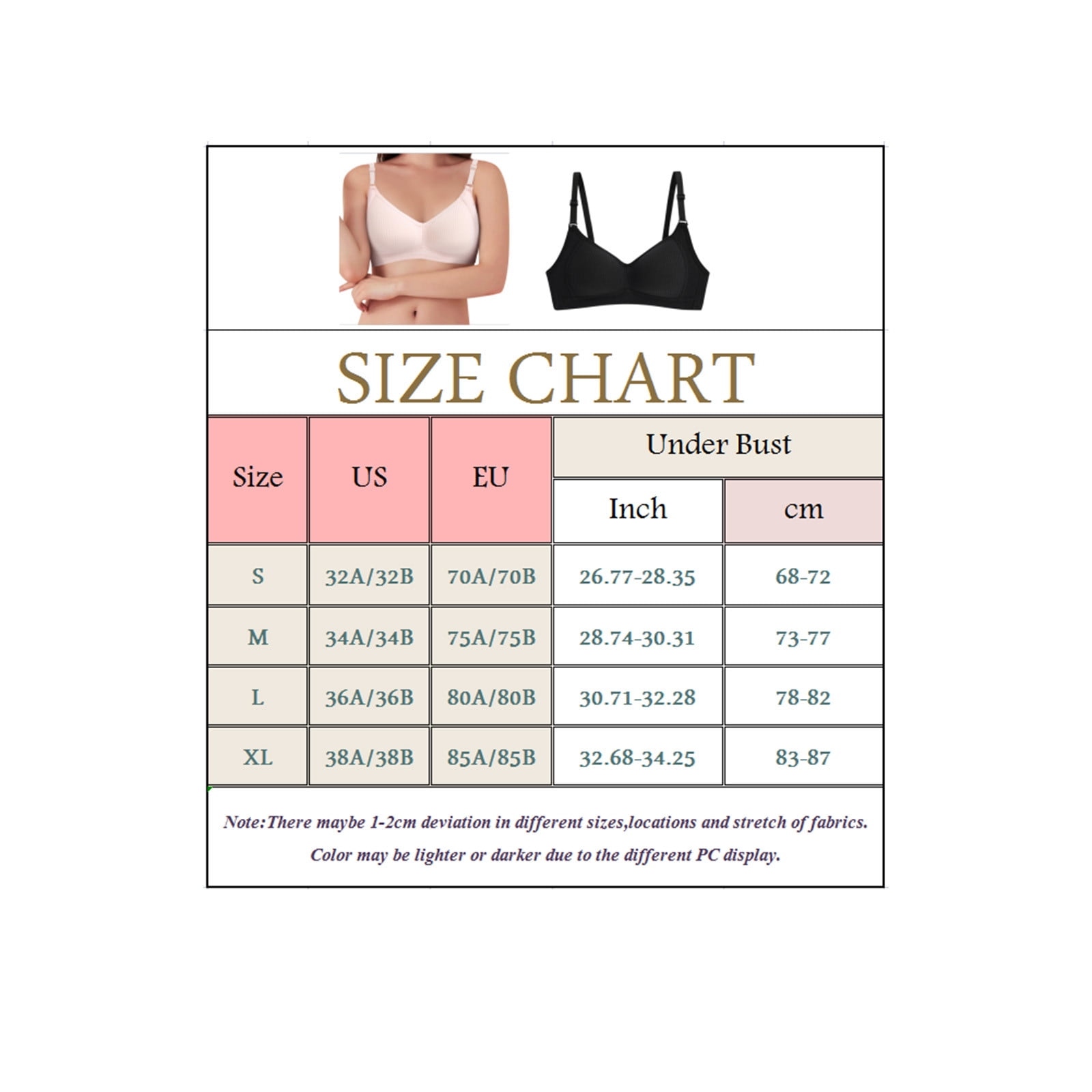 Women Cami Solid Wire-Free Bras 2-Pack