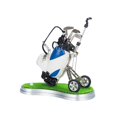 thumbnail image 2 of Bolsa de golf, portalápices en miniatura, recuerdo de golf, juguete de escritorio de golf, decorativo realista, 20x12x20cm, para regalo del Día del , azul, 2 of 8