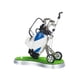 thumbnail image 3 of Mini bolígrafos de golf con soporte para bolsa de golf con carrito, escritorio de golf realista de 7,8x4,7x7,8 pulgadas Blanco azul, 3 of 8