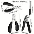 thumbnail image 3 of Set para uñas de los pies para hombres y mujeres. Kit de herramientas de pedicura 4 en 1 con cortauñas y eliminador de piel muerta para el cuidado de las uñas de los pies y la salud de los pies, 3 of 8