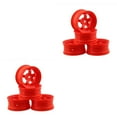 thumbnail image 4 of Shengyu 4 Pieces52mm Elastic *RC Car Tires Wheel Rims Hub Running Racing Drifting Tyres On-road Crawer Assembly Accessories Five Star/Green 2Set, 4 of 6
