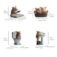 thumbnail image 3 of Collection Miniature Home Decor For Children Cute Pig Portable Animal Figurine, 3 of 4
