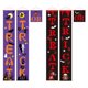 thumbnail image 5 of Decoración navideña de la bandera de la puerta principal del apartamento del hogar del pareado de la puerta del porche temático de Halloween, negro seitruly HA9199-01B, 5 of 6