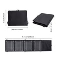 thumbnail image 2 of Naiovety Panel de carga Solar de 14W, USB Dual, impermeable, electrónico, cargador de teléfono móvil para exteriores, bolsa de placa de viaje carpas, 2 of 6