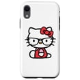 thumbnail image 1 of Funda para iPhone XR Hello Kitty con diseño de lentes de nerd, 1 of 3