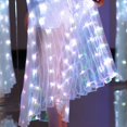 thumbnail image 2 of LED Light Up Skirt Angel Dance White Battery Powered Womens Party Performance Costume, 2 of 8