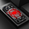 thumbnail image 3 of Funda translúcida mate Iron Man Marvel Spiderman para Apple iPhone 15 14 13 12 11 XS Mini Pro Max 8 7 XR X Plus, 3 of 5