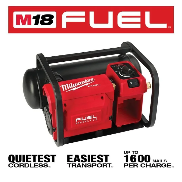 Milwaukee, M18 Fuel 2-Gallon Compact Quiet Compressor, 2840-20