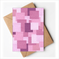 thumbnail image 1 of Tissu Lin Tricot Pourpre Carrésmosaïques Cartes de Voeux Vous Êtes Invités Invitations, 1 of 3