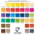 thumbnail image 5 of Van Gogh Watercolor Paint Set, Metal Tin, 36-Half Pan, 5 of 6