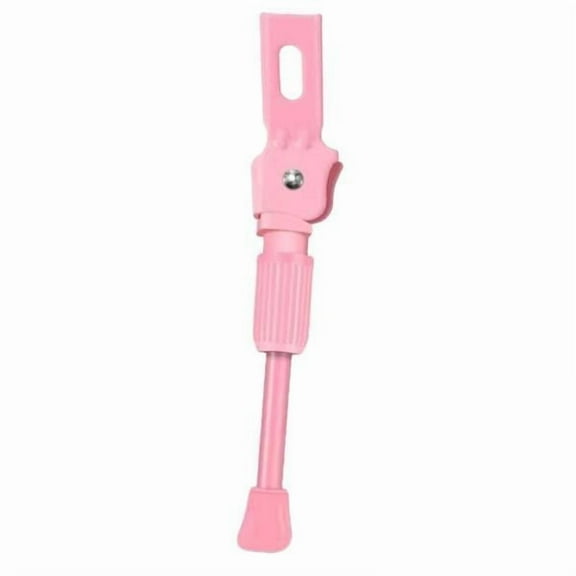Vsenkes 2xKids Bike Kickstand Foot Alloy Cycling Accessories Sturdy Kick Stand pink 18inch