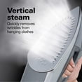 thumbnail image 5 of Hamilton Beach Hierro y vapor vertical con suela de acero inoxidable, 1500 vatios, cable retráctil, ajustes de pulverización y vapor de explosión ajustables, apagado automático de 3 vías, antigoteo, a, 5 of 5
