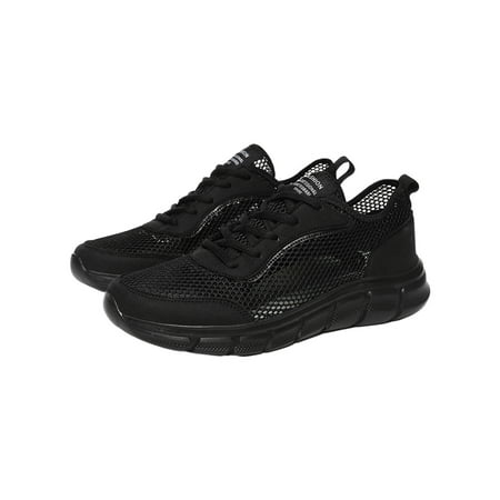 

Lacyhop Mens Hiking Breathable Low Top Trainers Men s Outdoor Comfortable Hollow Out Athletic Shoes Lightweight Lace Up Running Shoe