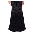 thumbnail image 3 of Betsy  Adam Women's Long Sleeve Shimmer Gown Black Size 14, 3 of 3