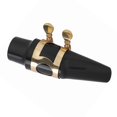 thumbnail image 4 of Bec de saxophone alto en ABS avec capuchon et boucle en métal, coussinets d'anche, instruments de musique, 4 of 4