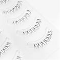 thumbnail image 4 of False Eyelashes Bottom Lashes Natural Look Wispy Lower Lashes Pack Under Lashes Clear Band Faux MInk Lashes 5 Pairs 6mm (Bottom Lashes Sexy), 4 of 5