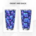 thumbnail image 3 of Easygdp Skull flower star sky 20oz Stainless Steel Vacuum Insulated Double Wall Travel Tumbler, Durable Insulated Coffee Mug with Spillproof Lid-Straw Two-piece Set, 3 of 8