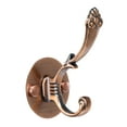 thumbnail image 1 of Uxcell uxcell 4.3" Doble Gancho de Abrigo de Pared Tono Cobre, Galvanizado, 1 of 7