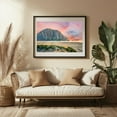 thumbnail image 3 of Sunset Over Morro Rock - Morro Bay California Photography Black Framed Wall Art Print 16 x 24 inches, 3 of 4