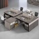 thumbnail image 2 of Drawers Corner Office Desk Storage Standing Conference Setup Computer Desks Supplies Executive Mesa De Escritorio Furnitures My Lux Decor Round, 2 of 28