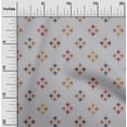 thumbnail image 1 of oneOone Cotton Cambric Fabric Geometric Line Ikat Decor Fabric Printed BTY 56 Inch Wide, 1 of 4