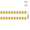 thumbnail image 1 of 20 Pcs/set Couvre-Griffons pour Animaux de Compagnie, Capuchon de Protection en Résine avec Colle, Fournitures pour Animaux, Cristal Doré, TP, 1 of 7