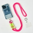 thumbnail image 3 of Funda para teléfono móvil Cuerda para colgar del cuello Accesorio desmontable Cuerda cruzada tejida a mano antipérdida Correa de parche de tarjeta fija, 3 of 4