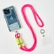 thumbnail image 3 of Funda para teléfono móvil Cuerda para colgar del cuello Accesorio desmontable Cuerda cruzada tejida a mano antipérdida Correa de parche de tarjeta fija, 3 of 4